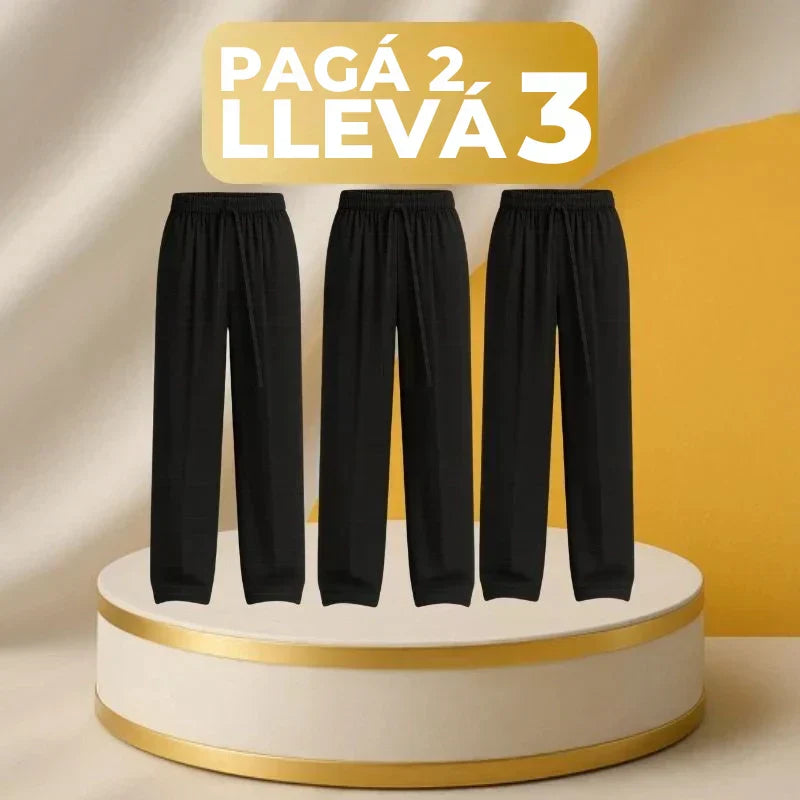 [¡Pagá 2 y Llevá 3!] Pantalón Femenino Vick de Algodón Peruano y Seda Fría