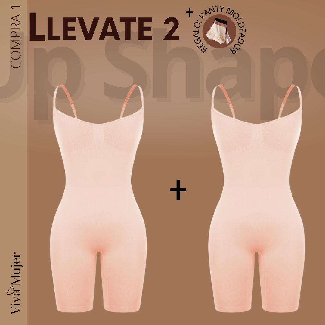 [Llevá 2, Pagá 1] Body Moldeador Up Shaper + Regalo Culotte Modelador
